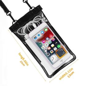 2pcs Oversized Mobile Phone Waterproof Dustproof Bag Touch Screen For Diving Swimming Sealing (Details: 2pcs Oversized Mobile Phone Waterproof Dustproof Bag Touch Screen For Diving Swimming Sealing)