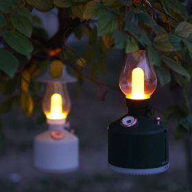 1pc Wireless Air Humidifier Camping Table Lamp Aromatherapy Diffuser With LED Night Light USB Chargeable Retro Kerosene Lamp Mist Maker For Home (Details: )